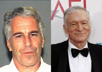 Two older men with gray hair appear in side-by-side portrait photographs.