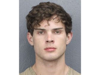 Mugshot of looksmaxxing influencer Braden Peters, also known as Clavicular.