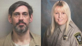 Image of Casey White, an accused killer, and Vicky White, a former correctional officer, involved in a recent manhunt in Alabama.