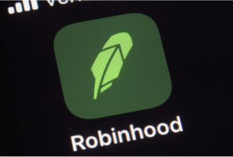 Icon of the Robinhood investment app displayed on a smartphone screen.