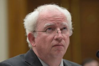 John Eastman during his disbarment hearing proceedings.